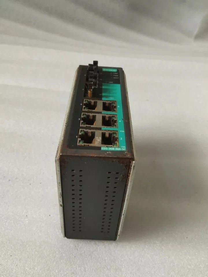 MOXA EDS308MMSC UNMANAGED ETHERNET SWITCH TESTED OK